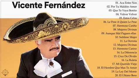 Vicente Fern Ndez Grandes Xitos Lbum Completo Mejores Canciones