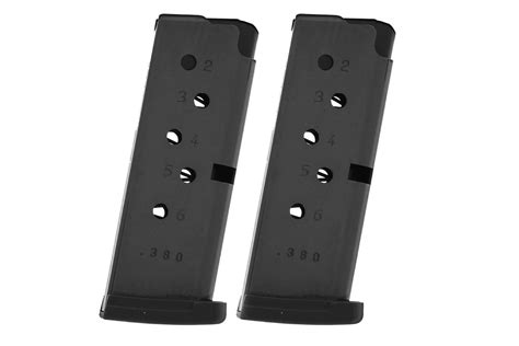 Shop Ruger Lcp 380 6 Round Magazine 2 Pk For Sale Online Firearm Accessories Store Vance