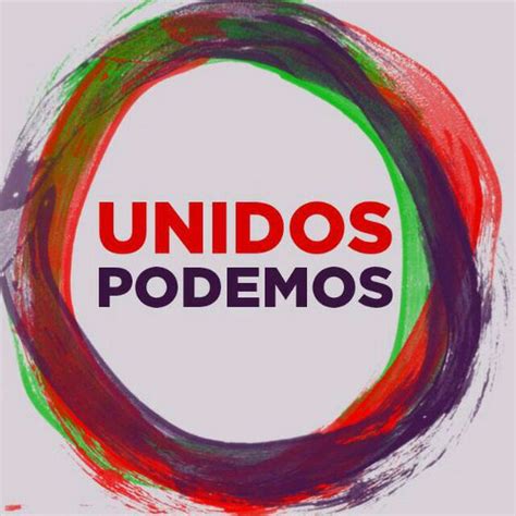 Logotipo De Unidos Podemos Unidas Podemos Con Carteles De Muchas De