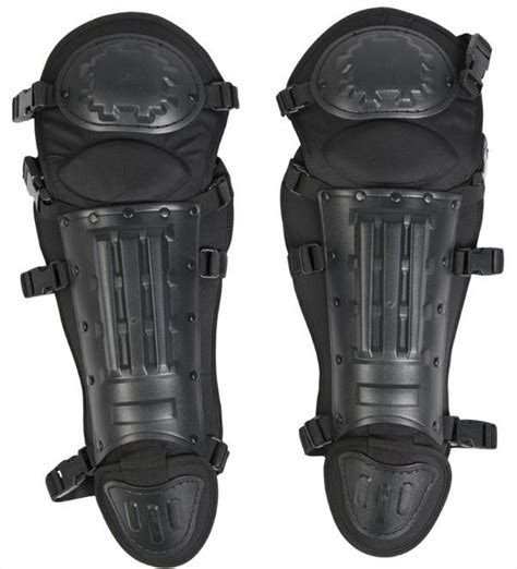 Anti Riot Leg Protection Black Miltec Military Tactical