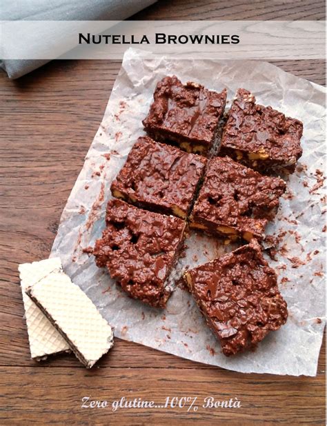 Brownies alla nutella senza cottura Mary Zero glutine 100 Bontà