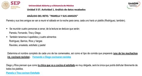 Unidad 3 S7 Actividad 1 Análisis de datos recabados ROCIOUNADM