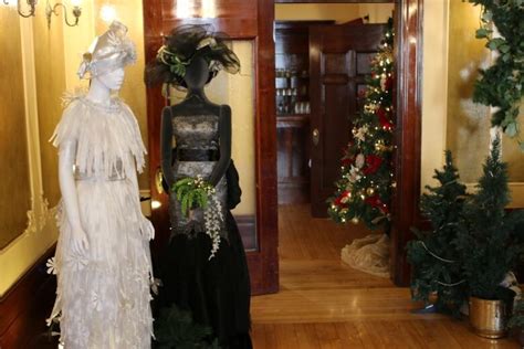 Upcycled trash transforms into Christmas couture at Lougheed House | CBC News