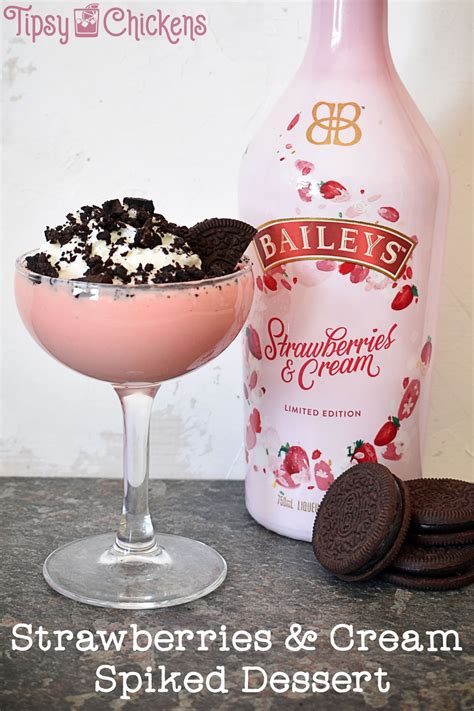 Booze Strawberry Cream