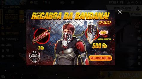 Free Fire Novo Evento Recarga Da Bandana Chega Ao Game