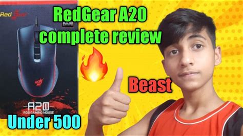 Redgear A20 Complete Review Best Mouse Under 500 Gamingmouse