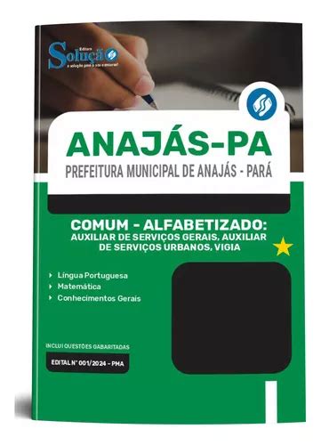 Apostila Anaj S Pa Comum Aos Cargos De N Vel Alfabetizado