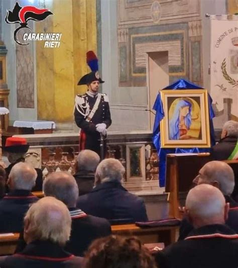 Rieti Domani sarà celabrata la Virgo Fidelis patrona dellArma dei