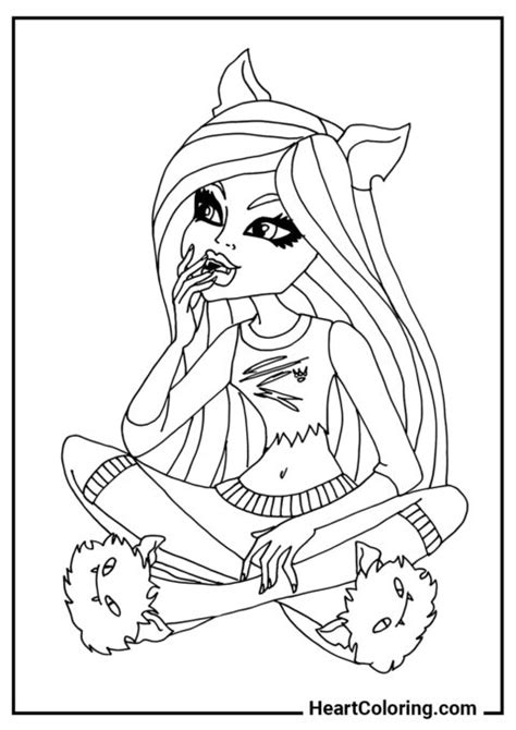 Dibujos Para Colorear De Monster High Para Niñas Más De 35 Imágenes