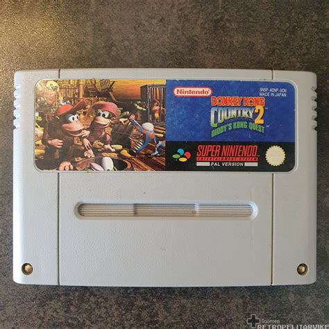 Snes Donkey Kong Country 2 Diddys Kong Quest L Super Nintendo