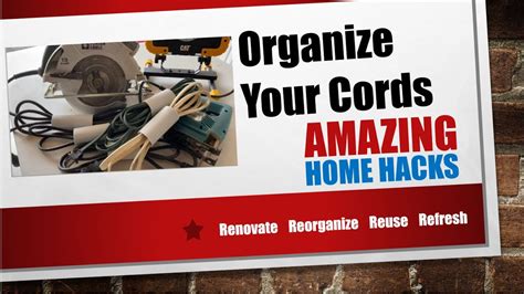 Home Improvement Hack Organize All Of Your Power Tool And Appliance