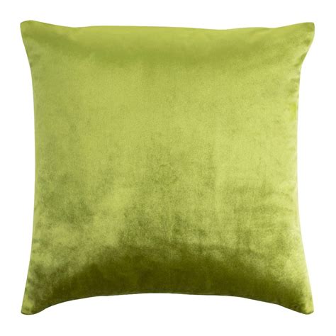 Olive Green Velvet Linen Cushion Cover