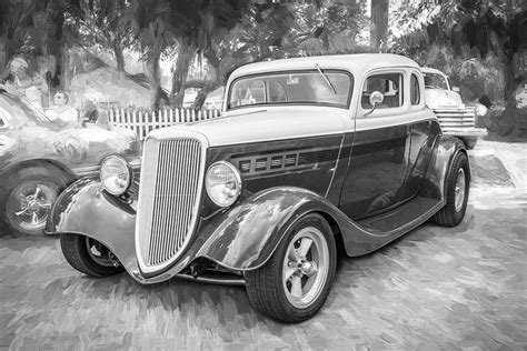 1934 Ford Hot Rod 5 Window Coupe X153 Photograph By Rich Franco Fine