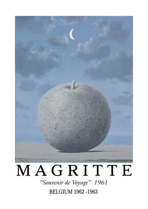 Magritte Souvenir De Voyage Art Print Postr Marketplace