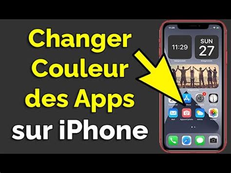 Comment Changer La Couleur Des Applications IPhone IOS 14 Modifier La