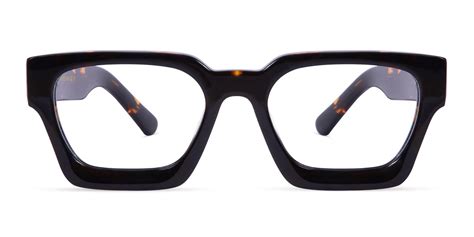 Abram 2 Square Tortoise Shell Glasses Specscart