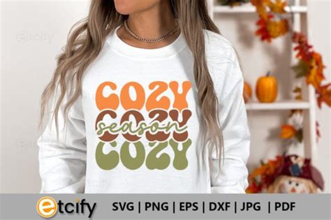 Cozy Season Retro Svg Graphic By Etcify · Creative Fabrica