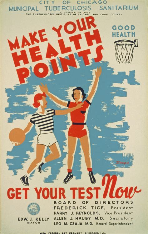 vintage health test poster  stock photo public domain pictures