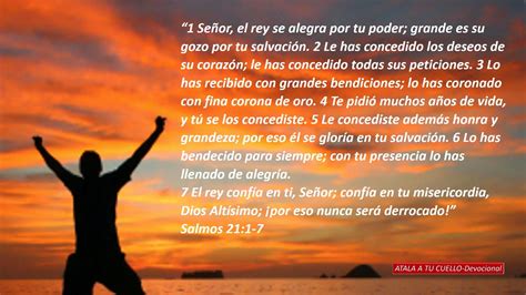 Atala A Tu Cuello Devocional Salmos 21