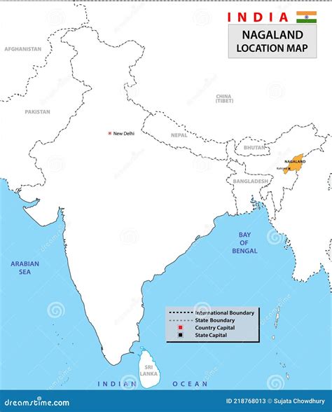 Nagaland Map Nagaland Administrative And Political Map Nagaland Map