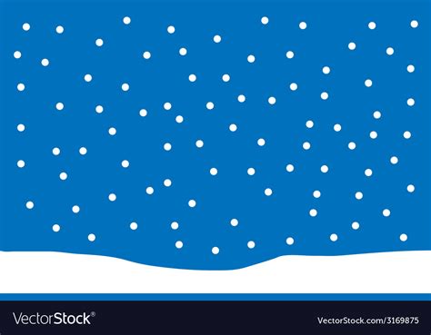 Falling snow Royalty Free Vector Image - VectorStock