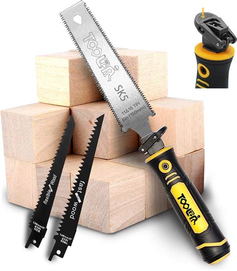 Toolan 4 In 1 Multi Blades Hand Saw 6 Inch11t16t Double Edges Janpense Pull Saw Drywall