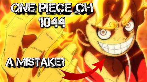 One Piece Chapter 1044 Did Oda Make A Mistake Youtube