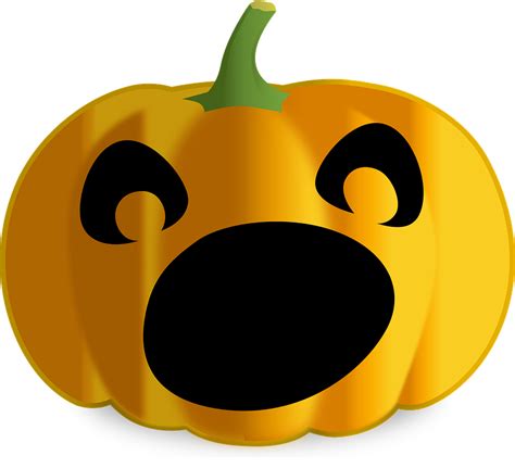 Scary Jack O Lantern Faces Clip Art