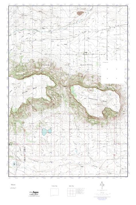 Mytopo Miami New Mexico Usgs Quad Topo Map