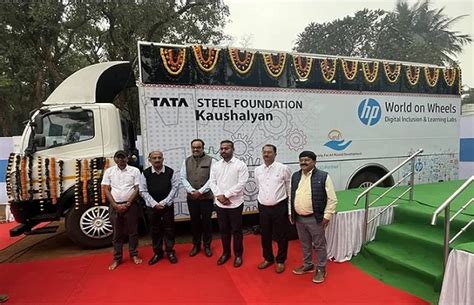 Tata Steel Foundation And HP Inc Launch Mobile Literacy Project In