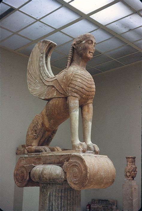 The Sphinx Of Naxos Delphi Cradle Of Civilization Naxos Delphi