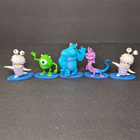 Disney Pixar Monsters Inc Sulley Mike Wazowski Boo Randall Boggs Mini