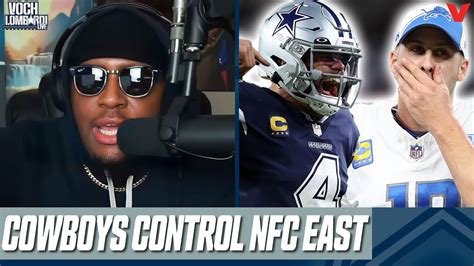 Dak Prescott And Cowboys Lead Nfc East With Win Over Jared Goff And Lions Voch Lombardi Live Youtube