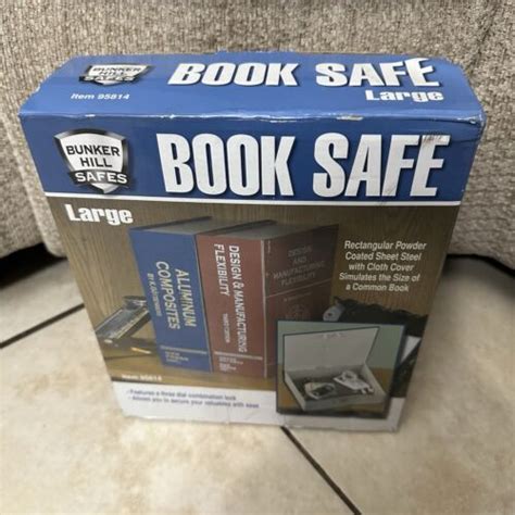 Bunker Hill Safes Book Safe Hidden Safe Dial Combination Lock