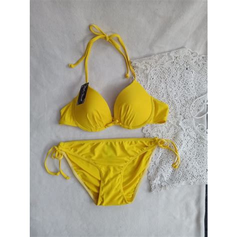 Jual BK R VO KUNING BIKINI PANTAI ADA BUDA KAWAT Shopee Indonesia