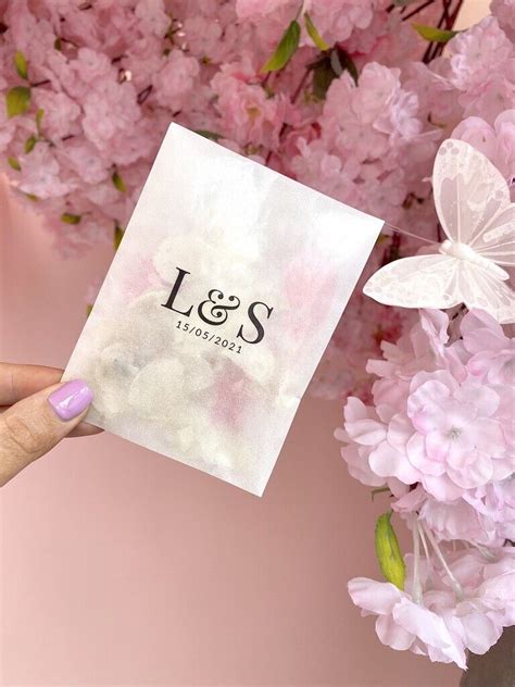 Rose Petal Natural Biodegradable Wedding Confetti Dried Petal Bags