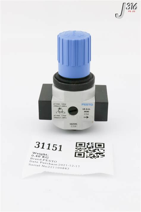 Festo Pressure Regulator Lr D O Mini New J Gallery