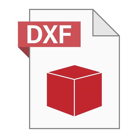 Modern Flat Design Of Dxf File Icon For Web 19513333 Vector Art At Vecteezy