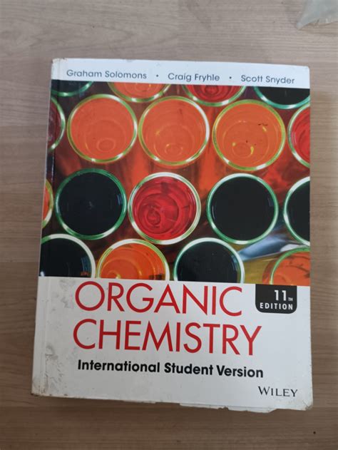 Organic Chemistry Solomons Th Edition Hobbies Toys Books