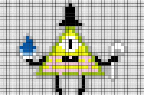 Gravity Falls Bill Cipher Pixel Art Pixel Art Pixel Art Design Pixel Art Templates