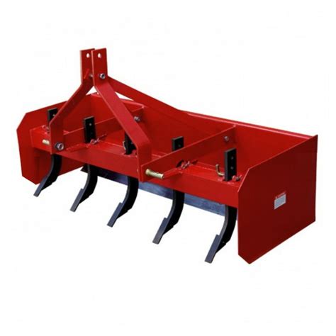 Tractor And Box Blade