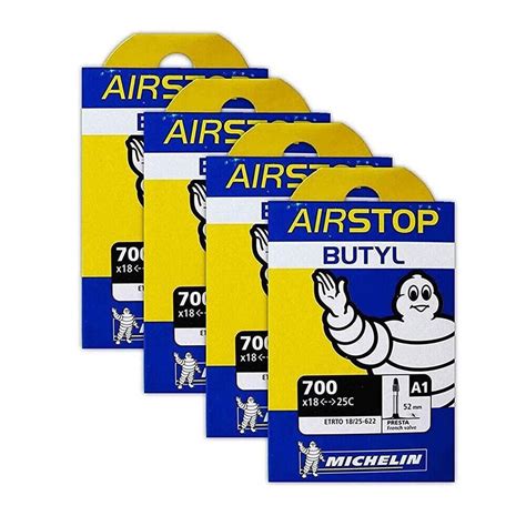 Michelin Airstop Butyl Inner Tube Pack Bundle X C W Mm