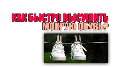 Как быстро высушить кроссовки? Как высушить обувь после стирки? Быстро ...