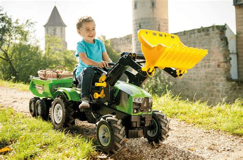 Rolly Toys RollyFarmtrac Deutz Fahr 5120 Mit Lader Und Luftreifen