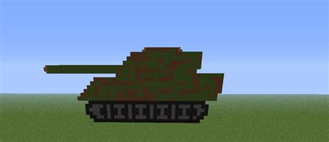 Minecraft Pixel Art Tank Panzer By Silvanstinson On Deviantart