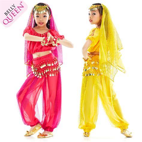 Dancewear Polyester Belly Dance Costumes For Children615004kids Belly