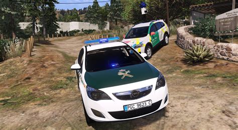 Opel Astra J Guardia Civil Seguridad Ciudadana Gta Mods