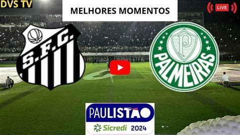 Melhores Momentos Santos X Palmeiras Final Do Campeonato Paulista