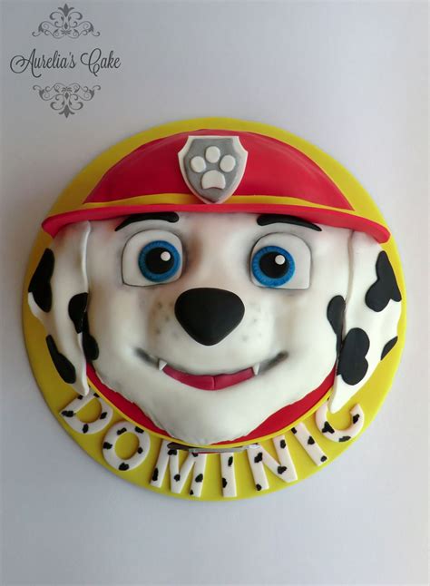 Paw Patrol Cake _ Marshall - CakeCentral.com