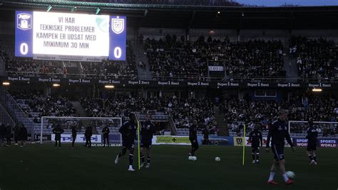 Stadion ramt af strømsvigt Fadæse på Ceres Park før pokalbrag TV2